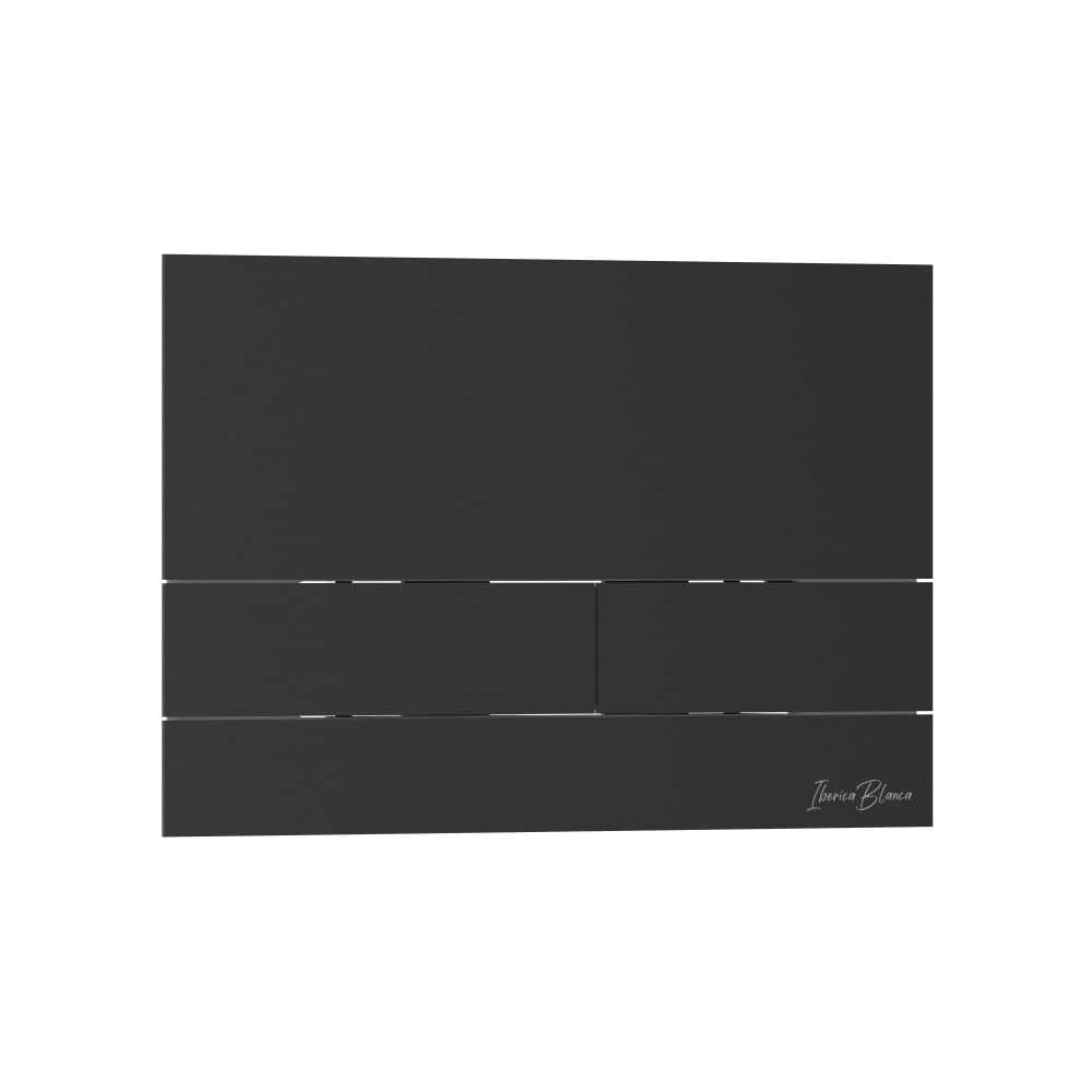 Изображение товара Клавиша смыва IBERICA BLANCA INOX-S 165х246 мм, черный матовый, нержавеющая сталь