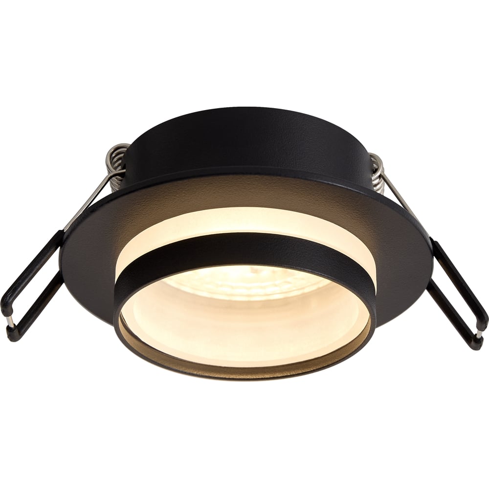 Изображение товара Современный потолочный встроенный светильник Спот VOLTEGA VGL7373DLB-01B черный 10 Вт