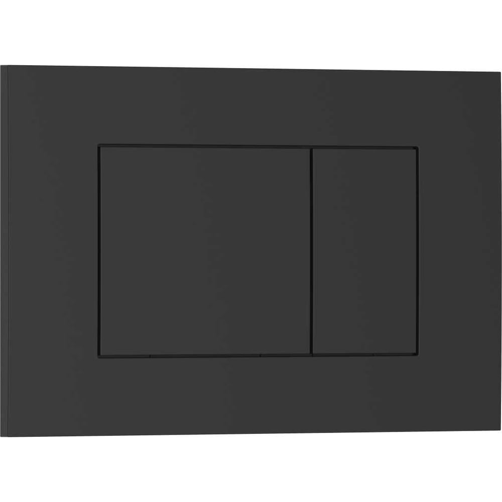 Изображение товара Кнопка смыва IBERICA BLANCA ESTI-S ABS-пластик черный матовый двухрежимный