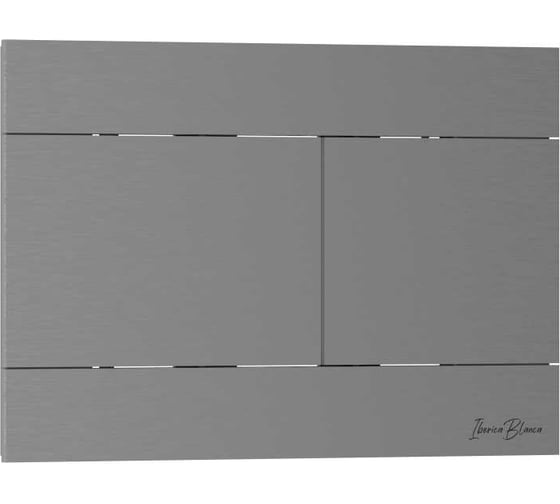 Изображение товара Кнопка смыва IBERICA BLANCA INOX-R нержавеющая сталь, вороненая сталь IB.B015.02