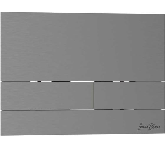 Изображение товара Кнопка смыва IBERICA BLANCA INOX-S нержавеющая сталь, вороненая сталь IB.B016.02