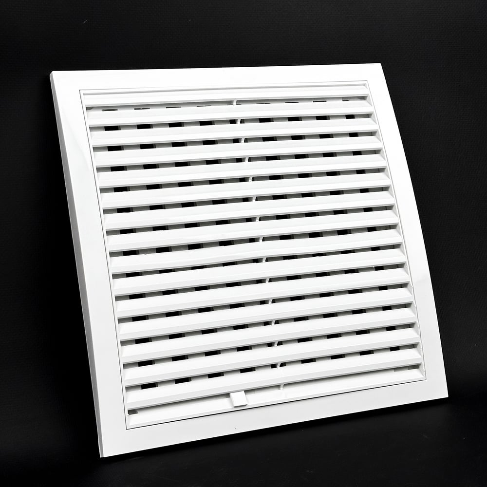 Изображение товара Вентиляционная решетка KRAFTAIR разъемная со шторкой 320х320 мм