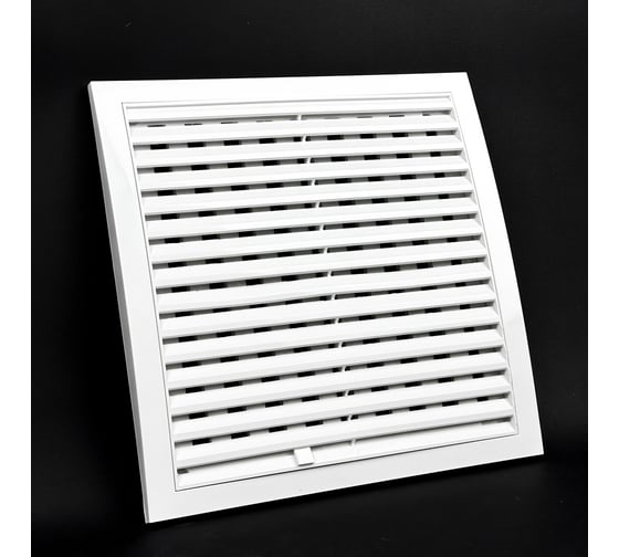 Изображение товара Вентиляционная решетка KRAFTAIR разъемная со шторкой Решетка 320х320 Ш Д