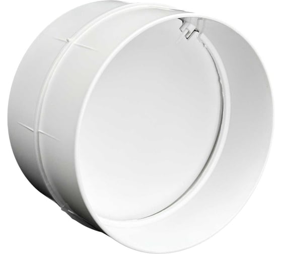 Изображение товара Соединитель круглого воздуховода клапаном KRAFTAIR Соединитель D100 Ф клапан