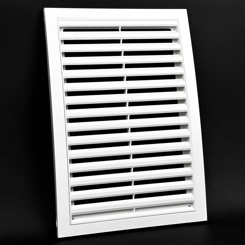 Изображение товара Вентиляционная решетка KRAFTAIR разъемная 220х320 мм для наружных систем ABS пластиковая