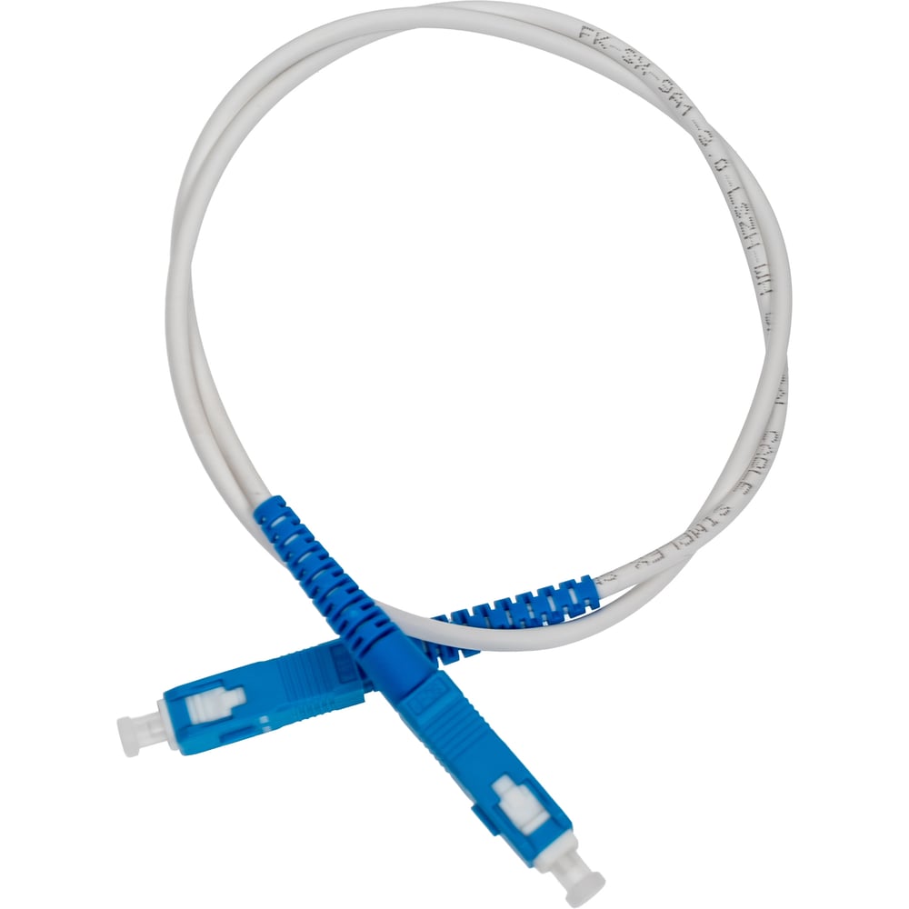 Изображение товара Патч-корд оптический ONTEK SC-SC 0.5 м SIMplex G.657A1 UPC LSZH белый