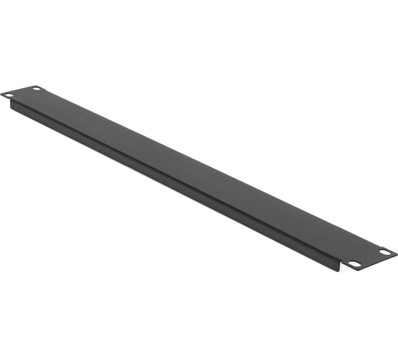 Изображение товара Панель ONTEK 1U заглушка, крепление 19 1U, черный RAL 9005 BLK1U-9005