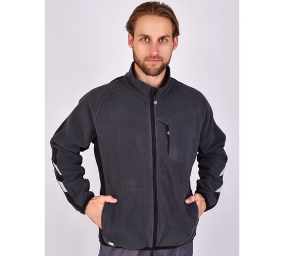 Изображение товара Куртка флисовая АНТЕКС Имидж серый/черный р. M ЕР-00001255