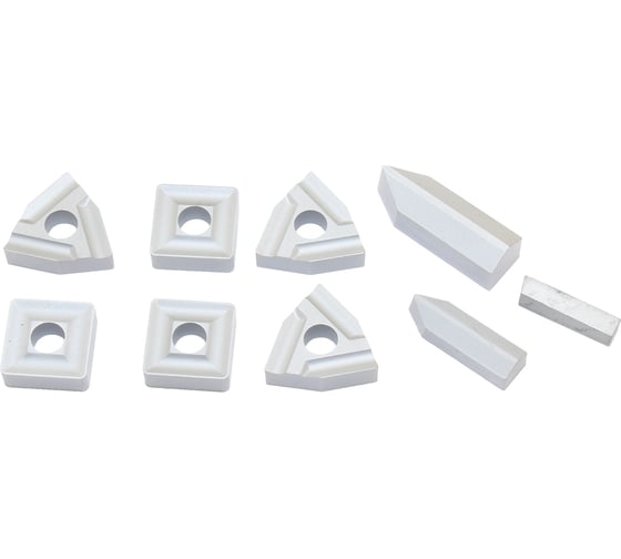 Изображение товара Набор сменных пластин CNIC из 9шт ВК8 для набора резцов 20x20мм 76159