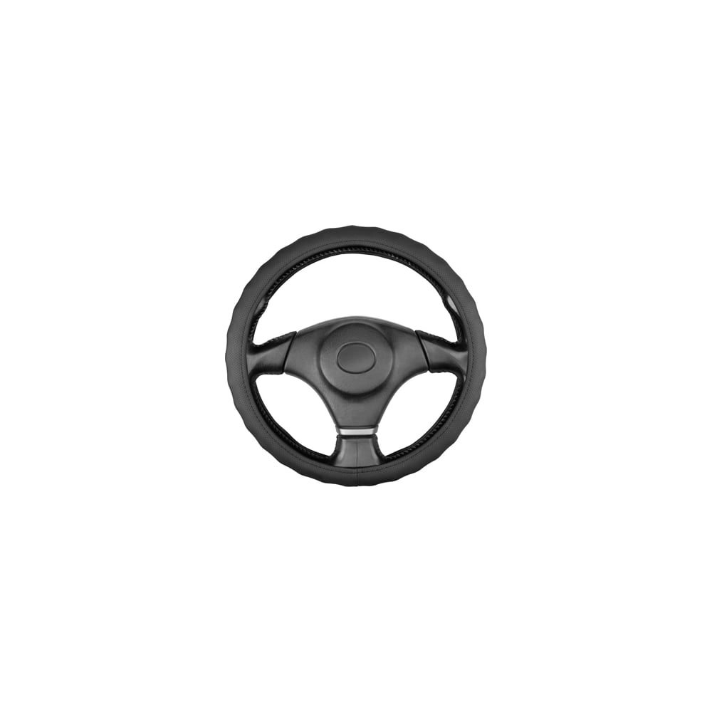 Изображение товара Кожаная оплетка SKYWAY Base Gorilla-3 для диаметра 37-39 см черная M