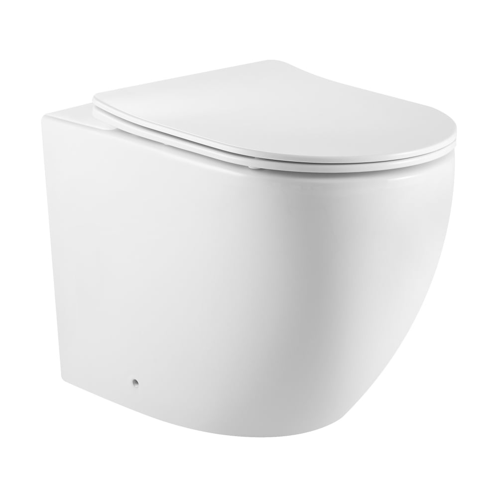 Изображение товара Приставной унитаз IBERICA BLANCA BILBAO ALTO белый с микролифтом и системой антивсплеск