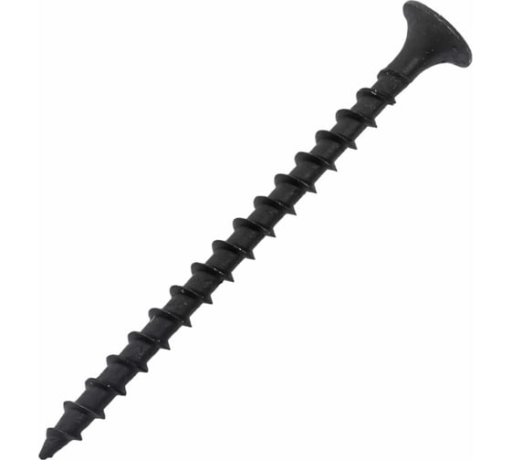 Изображение товара Саморез по дереву КРЕП-КОМП черный, усиленный, 3,5x55, 1,0 кг чд55тф