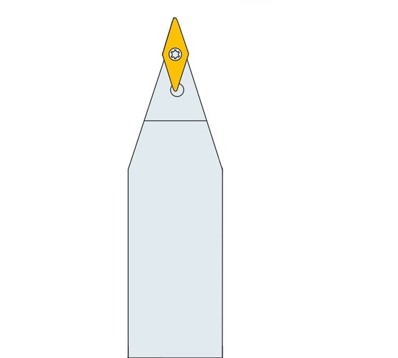 Изображение товара Резец проходной с ромбической пластиной 20х20х125 SVVCN 2020 K11 Русский Инструмент ri.430.34