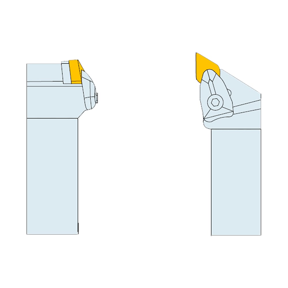 Изображение товара Резец проходной с ромбической пластиной Русский Инструмент 32х32х170