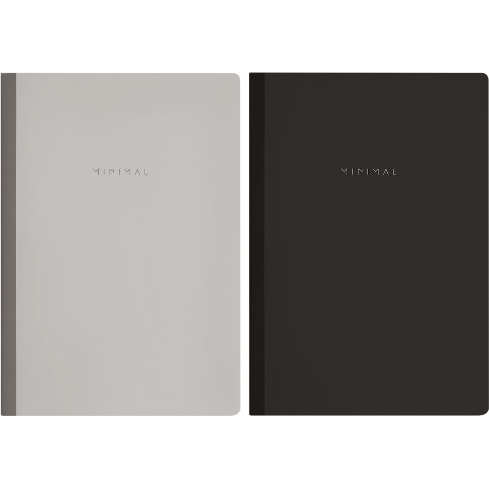 Изображение товара Бизнес-тетрадь BRAUBERG А4 96 листов сшивка, 2 шт, клетка, картон