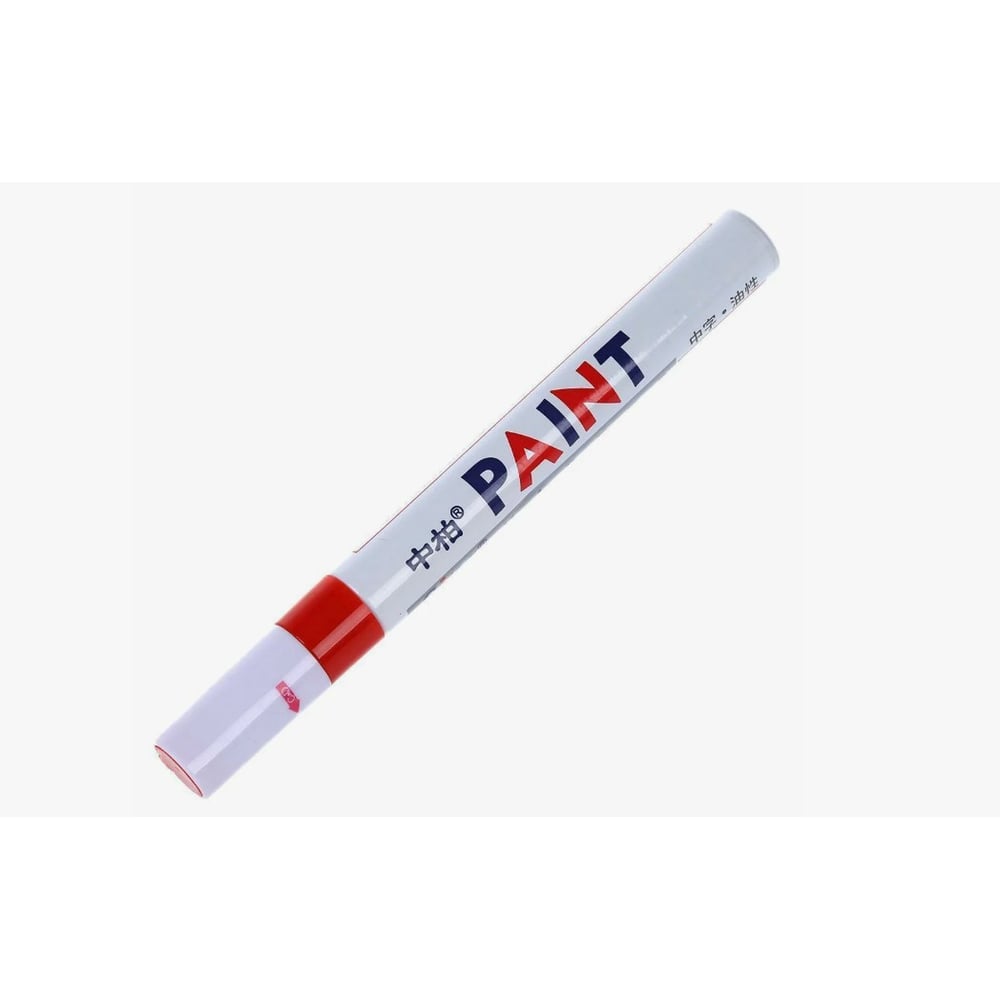 Изображение товара Маркер по металлу Инсвартех красный 12 шт IST0535 - водостойкий и светостойкий маркер для разных по