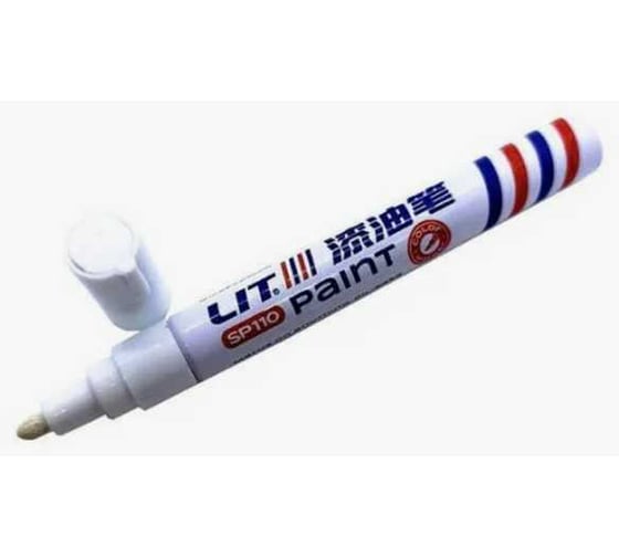 Изображение товара Маркер по металлу Инсвартех белый, 12 шт IST0534