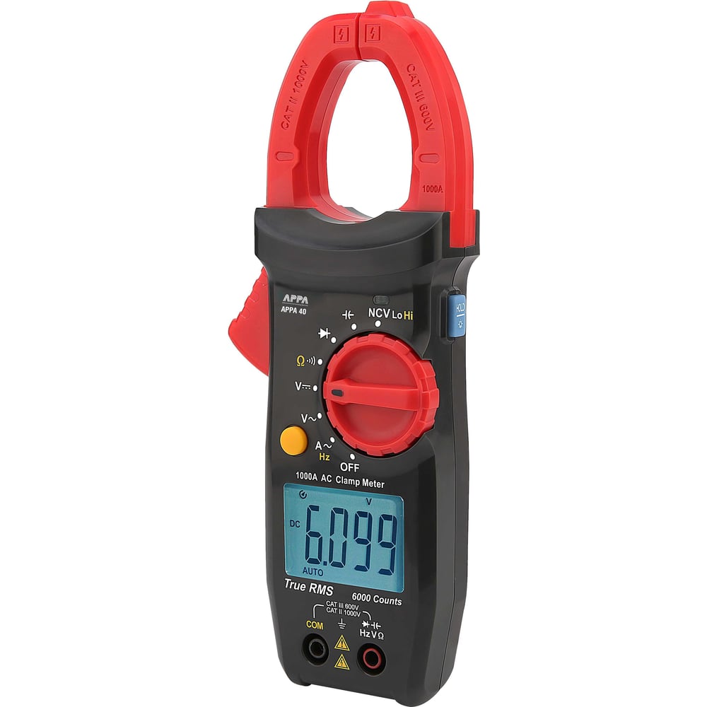 Изображение товара Клещи электроизмерительные APPA 40 для измерения тока и напряжения