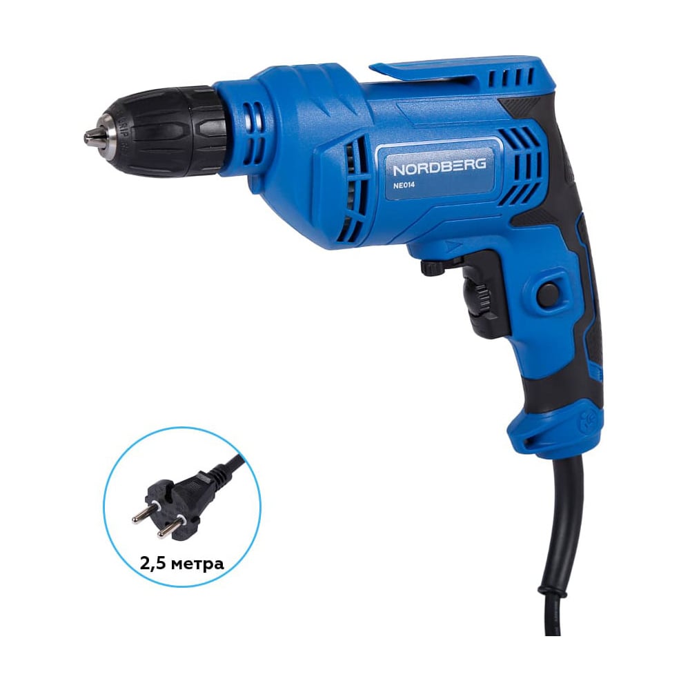 Изображение товара Дрель NORDBERG макс диам. сверла 10 мм, 450 Вт NE014