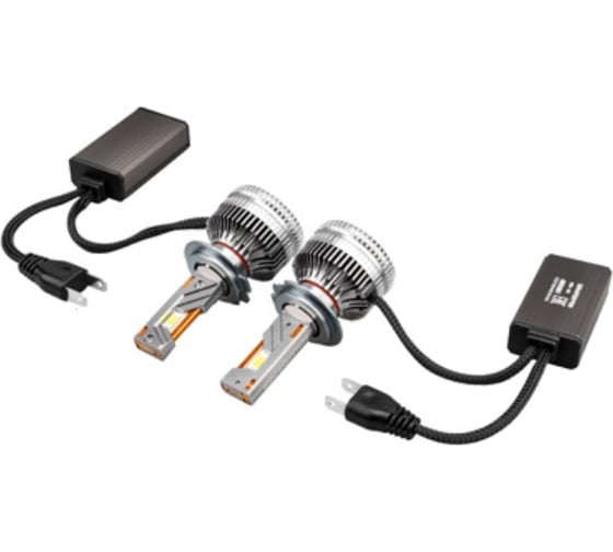 Изображение товара Автолампа SKYWAY диод H7 PX26d 12V 170W 15000Лм вентилятор+драйвер SENATOR PRO 6500К Белая коробка комп.2шт S08201669