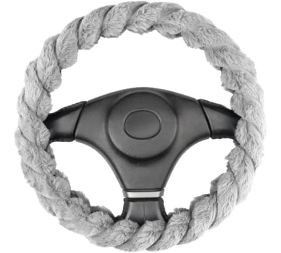 Изображение товара Оплетка SKYWAY искусственный мех M (37-39 см) Arctic-10 Серый S01107045