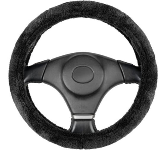 Изображение товара Оплетка SKYWAY искусственный мех M (37-39 см) Arctic-3 Черная S01107040