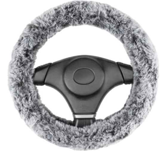 Изображение товара Оплетка SKYWAY искусственный мех M (37-39 см) Arctic-8 Серый S01107042
