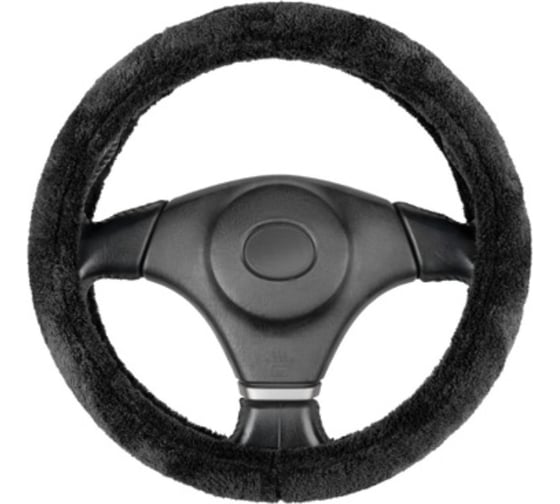 Изображение товара Оплетка SKYWAY искусственный мех S (35-37 см) Arctic-3 Черная S01107039