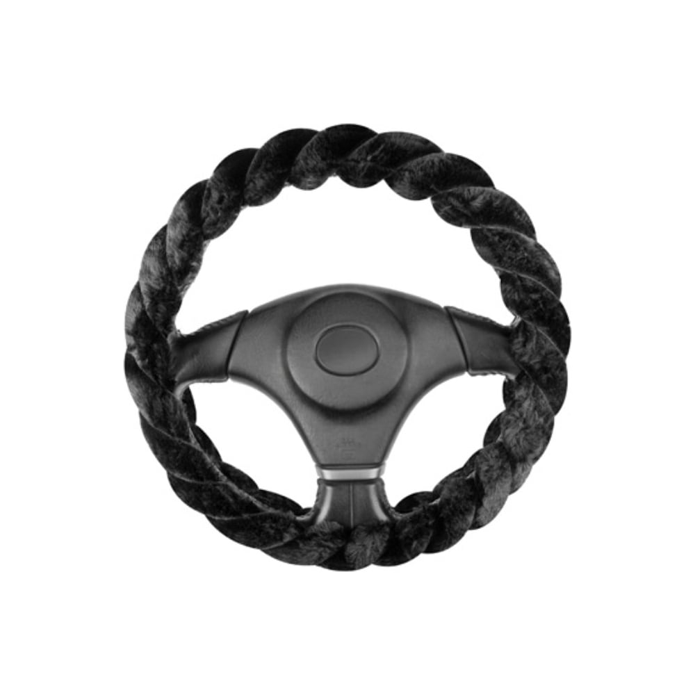 Изображение товара Оплетка SKYWAY искусственный мех M (37-39 см) Arctic-10 Черная S01107044