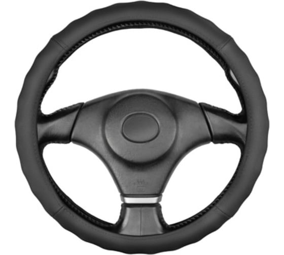 Изображение товара Оплетка SKYWAY кожаная 3XL (47-49 см) Base Gorilla-2 Черная S01102552