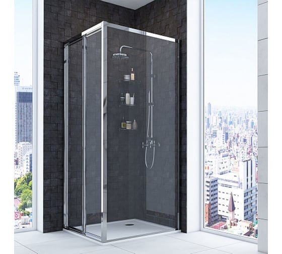 Изображение товара Душевое ограждение AQUATON Prima складн 100х100х190, 1AX013SSXX000