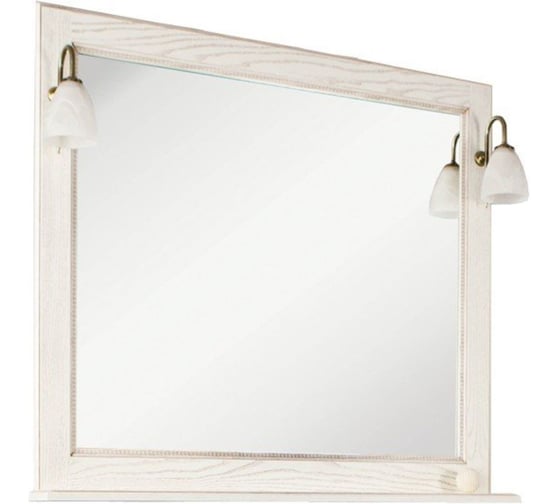 Изображение товара Зеркало AQUATON Жерона 105 белое золото, 1A158802GEM40