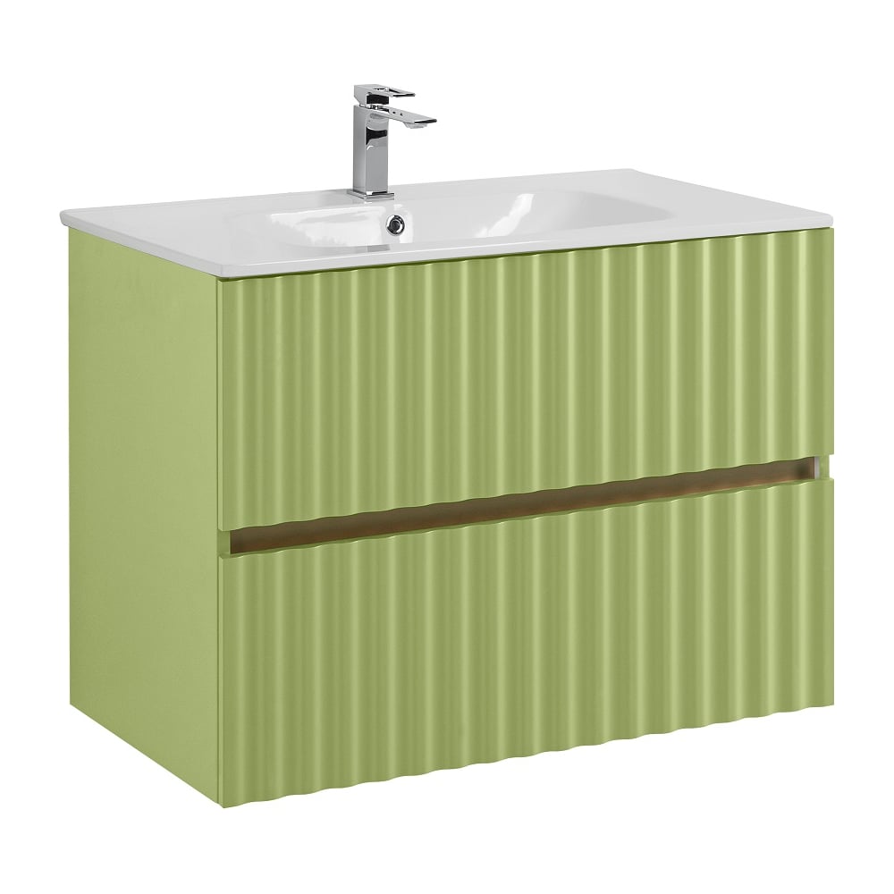 Изображение товара Подвесная база под раковину Art&Max ELEGANT с LED подсветкой и двумя ящиками