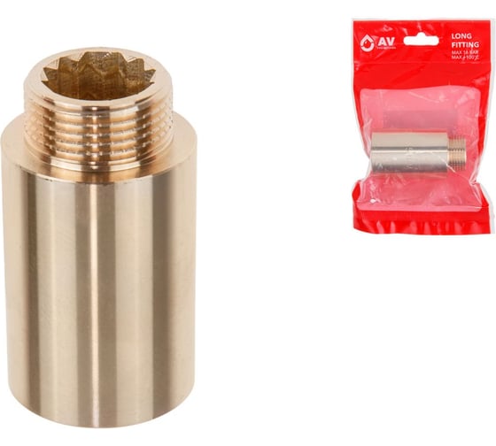 Изображение товара Удлинитель AV Engineering 3/4 вн.-нар. х 50 мм, (инд. упак.) AVE301048