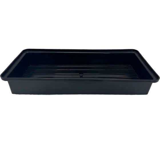 Изображение товара Ящик для рассады ГеоПластБорд 45,5х20х7 см 5 штук черный 495452007-5
