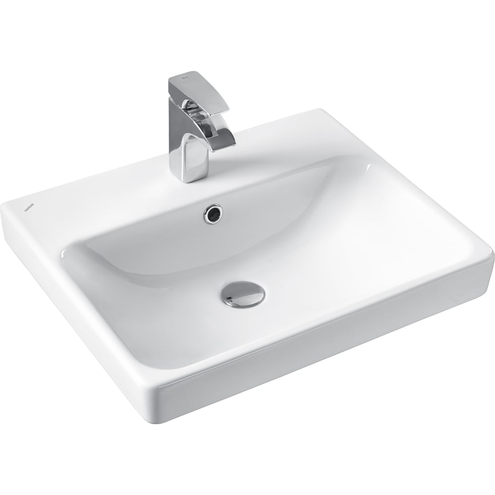 Изображение товара Раковина Santek Адриана 60 фарфор белая с отверстием под смеситель