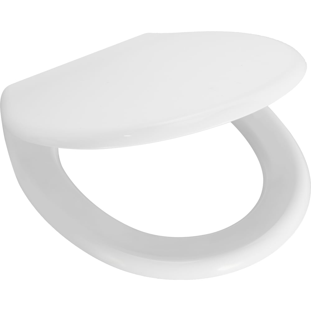 Изображение товара Сиденье и крышка для унитаза Santek Паллада овальное белое из полипропилена
