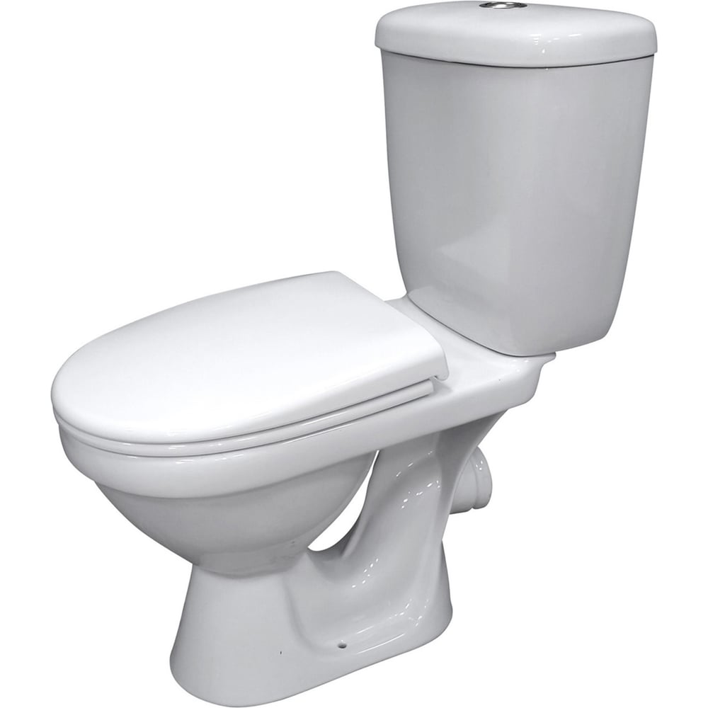 Изображение товара Унитаз-компакт Santeri Баланс с горизонтальным выпуском белый 6/3л