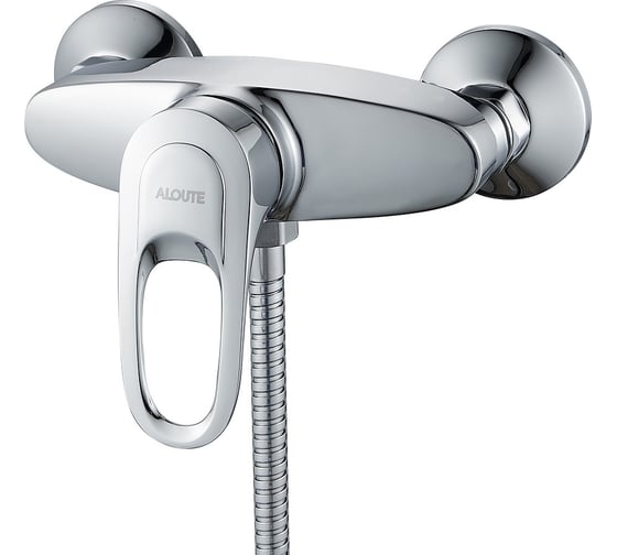 Изображение товара Смеситель для душевой кабины ALOUTE хром, однорычажный, с душевой лейкой A3104