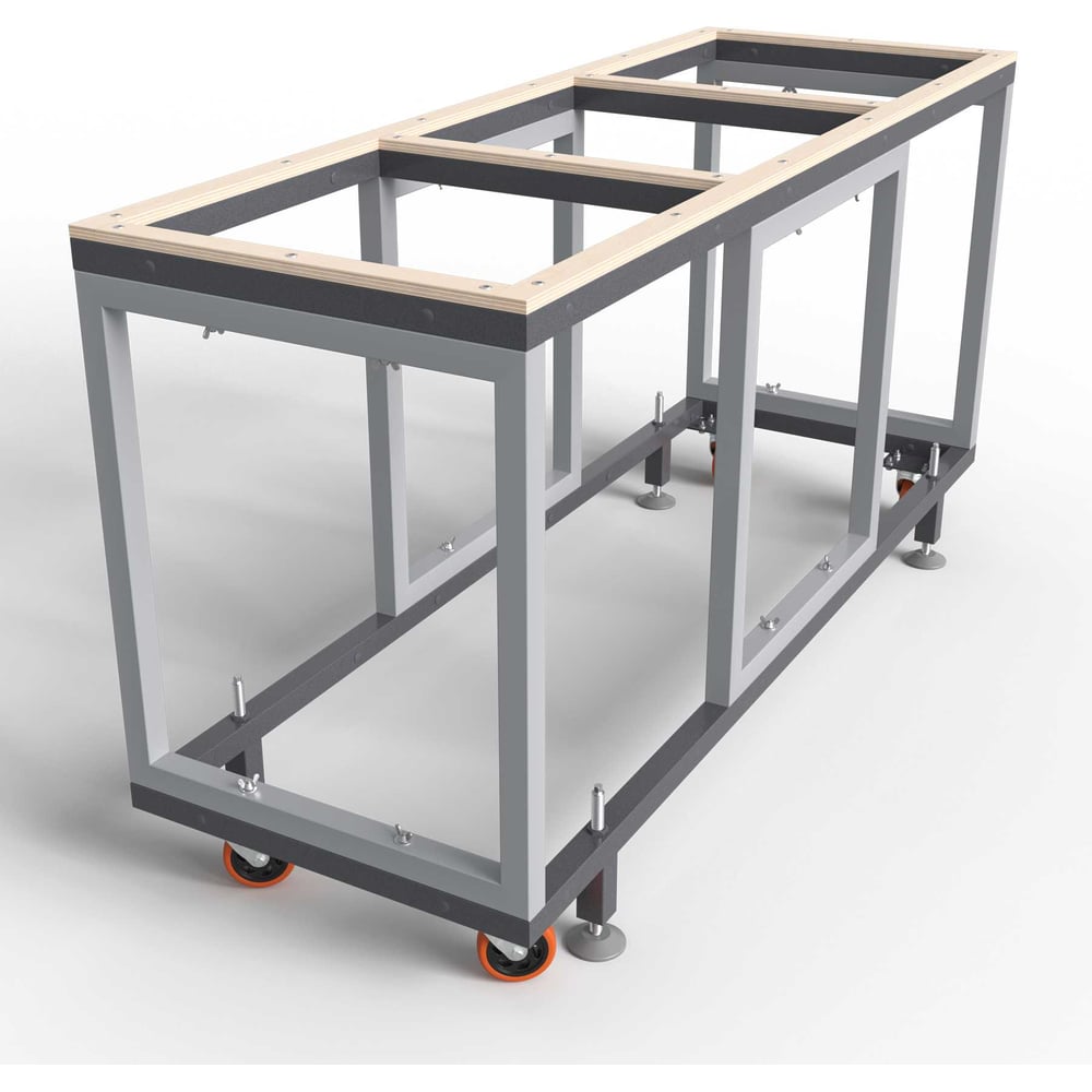 Изображение товара Стол для камнеобработки LUVON 1780х620х963 профессиональный бело-серый