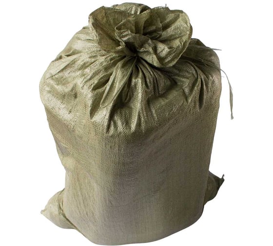 Изображение товара Мешки AV ПОЛИПРОПИЛЕНОВЫЕ, зелёные, 55х95, 38 гр (25 штук) G55-95-38/25