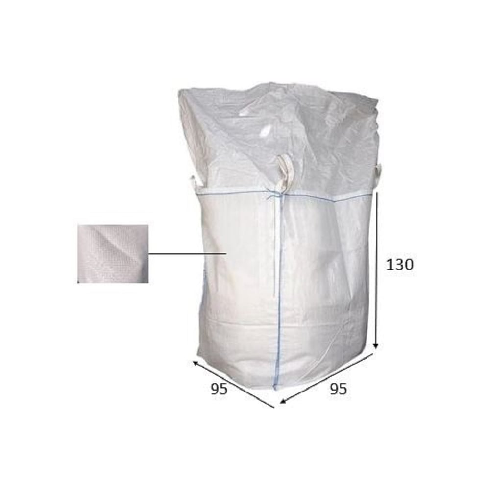 Изображение товара Биг-бэг четырехстропный AV 95х95х130 140гр/м2 упаковка 25 шт