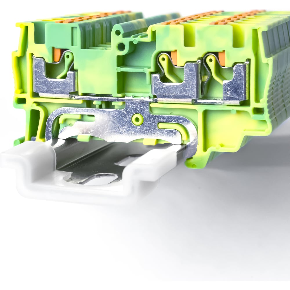 Изображение товара Клемма RYK 4 TO PE-V0 4мм2 желто-зеленый для электромонтажа надежная