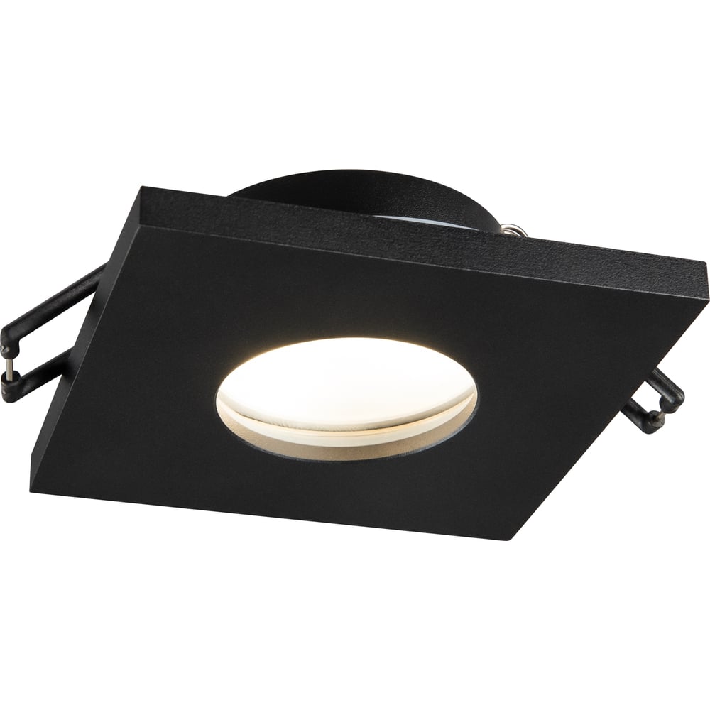 Изображение товара Встраиваемый светильник VOLTEGA DL-VGL083-01-GU10-SQ-B современный IP65 алюминий черный