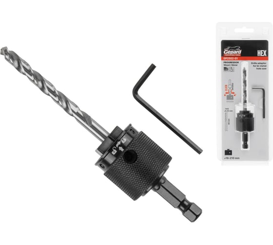 Изображение товара Центрирующее сверло GEPARD для биметаллической коронки PROGRESSOR GP2502-01