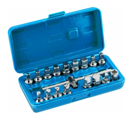 Изображение товара Ключи для слива масла HOEGERT TECHNIK 18 шт. HT8G321