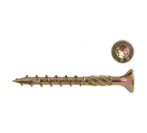 Изображение товара Саморез ADMIRAL STARS конструкционный желтый потай Admiral Stars фас (3,5х40 фас 100 шт) 55555853