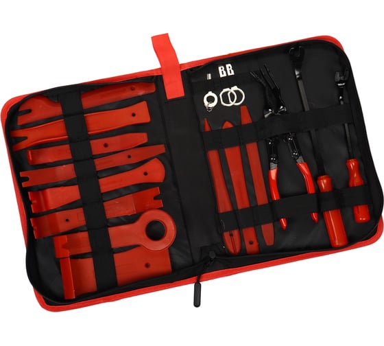 Изображение товара Набор съемников для демонтажа внутренней обшивки салона 19предметов в пенале LG-14993 398927