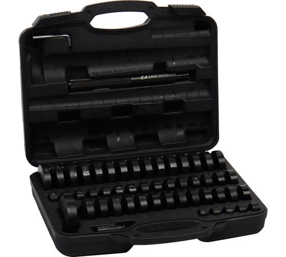 Изображение товара Набор оправок для выпрессовки подшипников, втулок, сальников 52пр. (18-65,74 мм) в кейсе /1 LG-94210 LIGE 398924