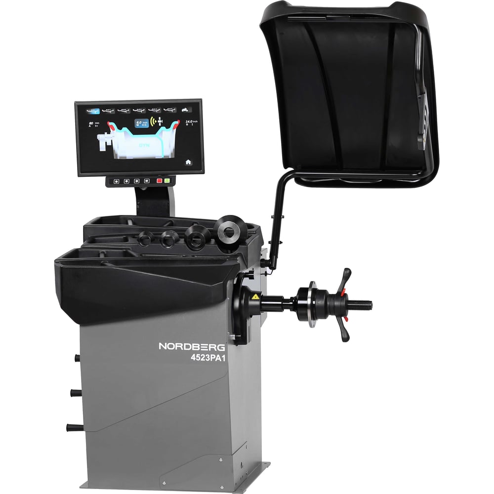 Изображение товара Станок балансировочный автомат NORDBERG 4523PA1(G) с ЖК дисплеем профессиональный